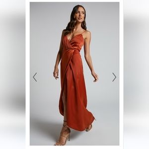 NWT "Mine would be you" Showpo Wrap Dress, US size 2 AU 6